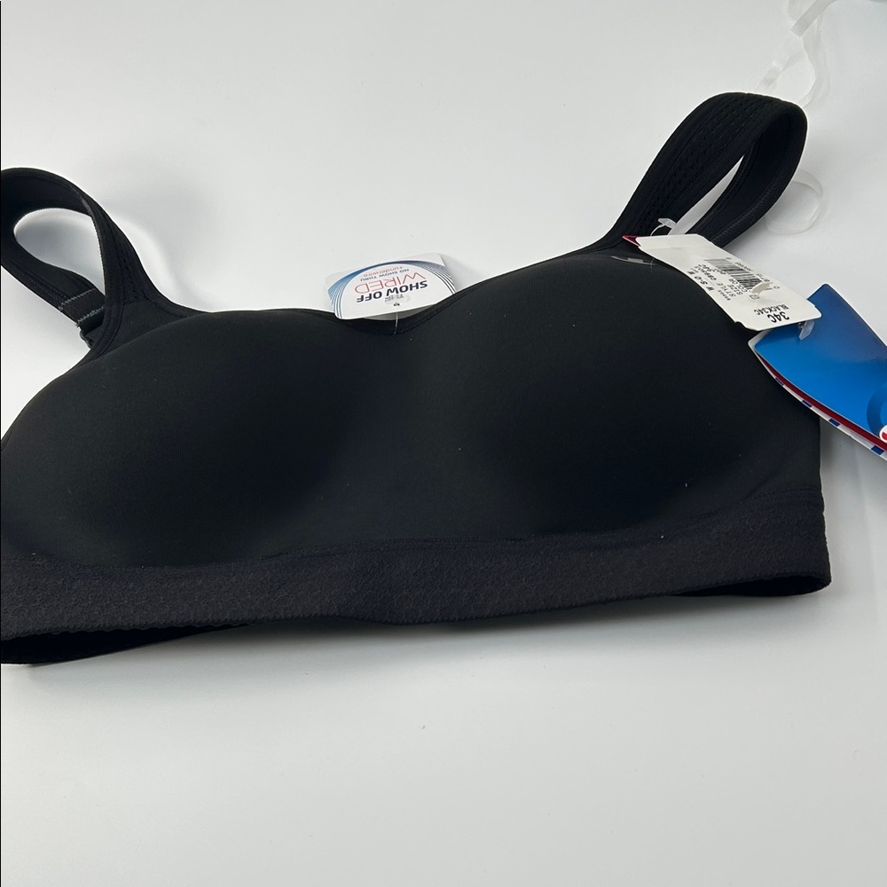 Seamless Black Comfort Bra